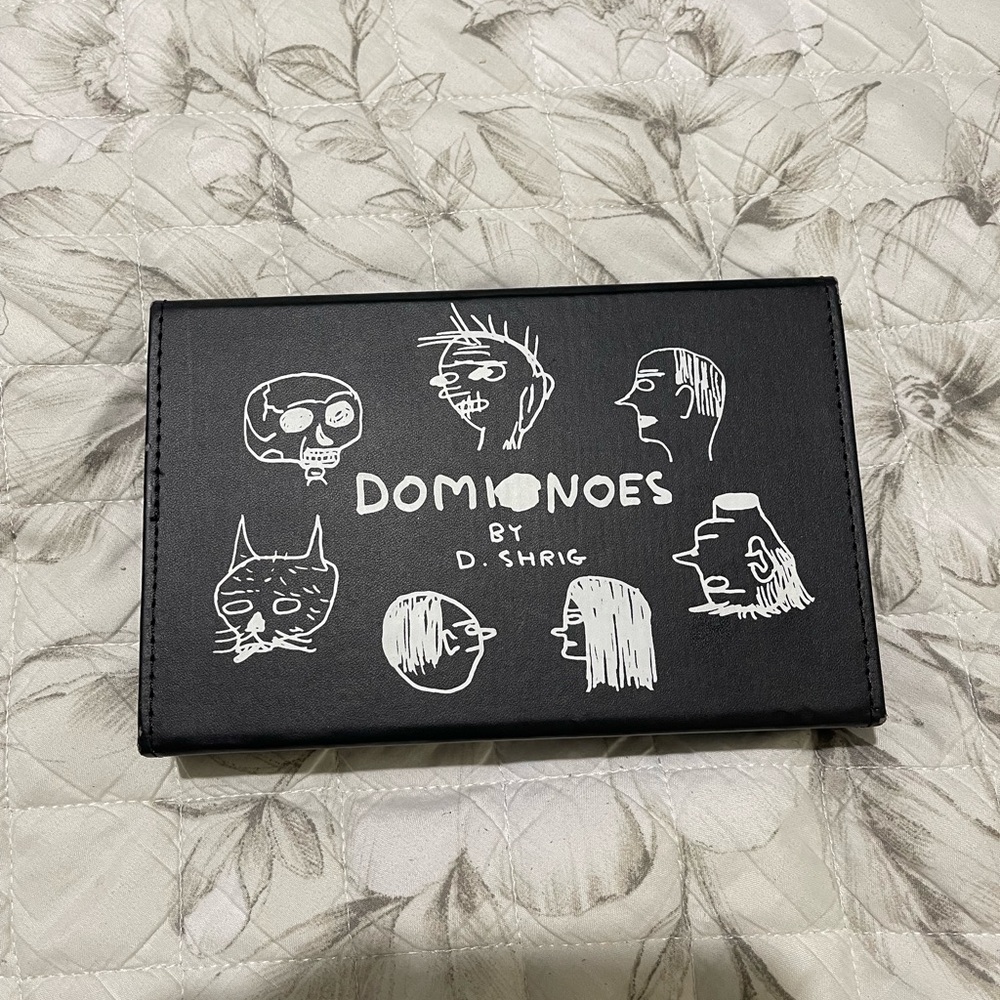 Rare and Unique Black Dominoes Set by D. Shrig